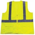 1284FR-LZ Lime Mesh Reflective Tape Class 2 Vest